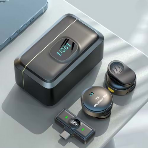 Kruxon ZR561 SX5 LİGHTNİNG DOCK MODEL TEKLİ MİKROFON