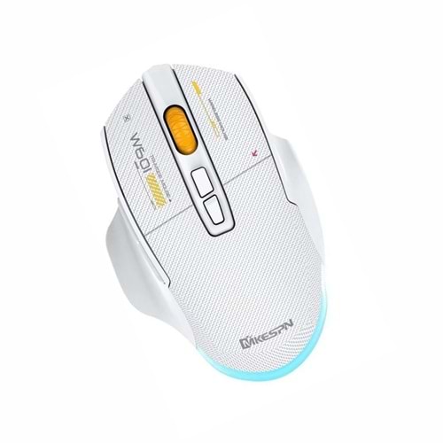 Kruxon ZR215 CBA100 RGB BEYAZ ŞARJLI MOUSE