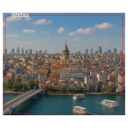 Kruxon ZR1118 25X30 BEYAZ OK RGB MOUSE PAD