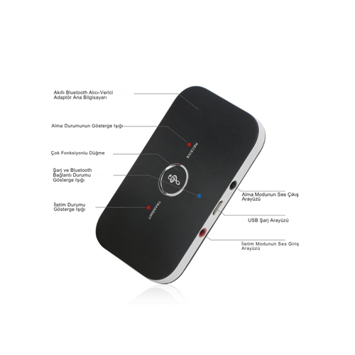 Kruxon ZR112 USB 5.0 DONGLE+USB WİRELESS ADAPTÖR