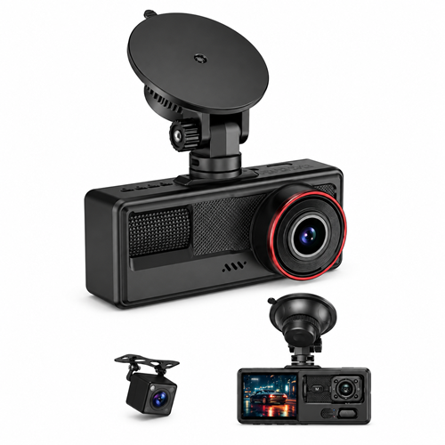 ZR1154 Kruxon 4 CHANNELS DASH 1080P ARAÇ KAMERASI