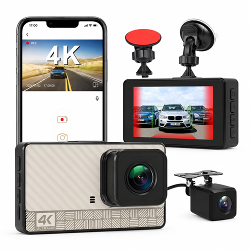 ZR1154 Kruxon 4 CHANNELS DASH 1080P ARAÇ KAMERASI