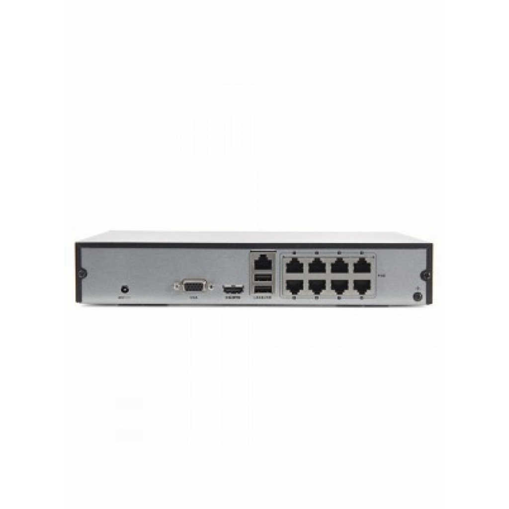 HIKVISION DS-7108NI-Q1/8P/M, 8Kanal PoE, 4Mpix, H265+, 1 HDD Desteği, 1520P Kayıt, 60Mbps Bant Genişliği, Metal Kasa, NVR