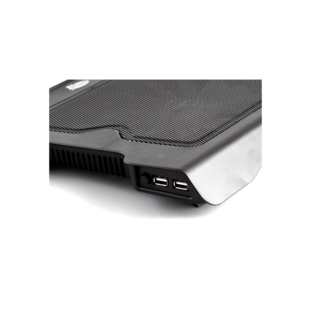ADDISON ANC-40D, 20cm Fan, 10"-16" Notebook Soğutucu, 4 USB 2.0 Giriş, Mavi Ledli Fan(Siyah)