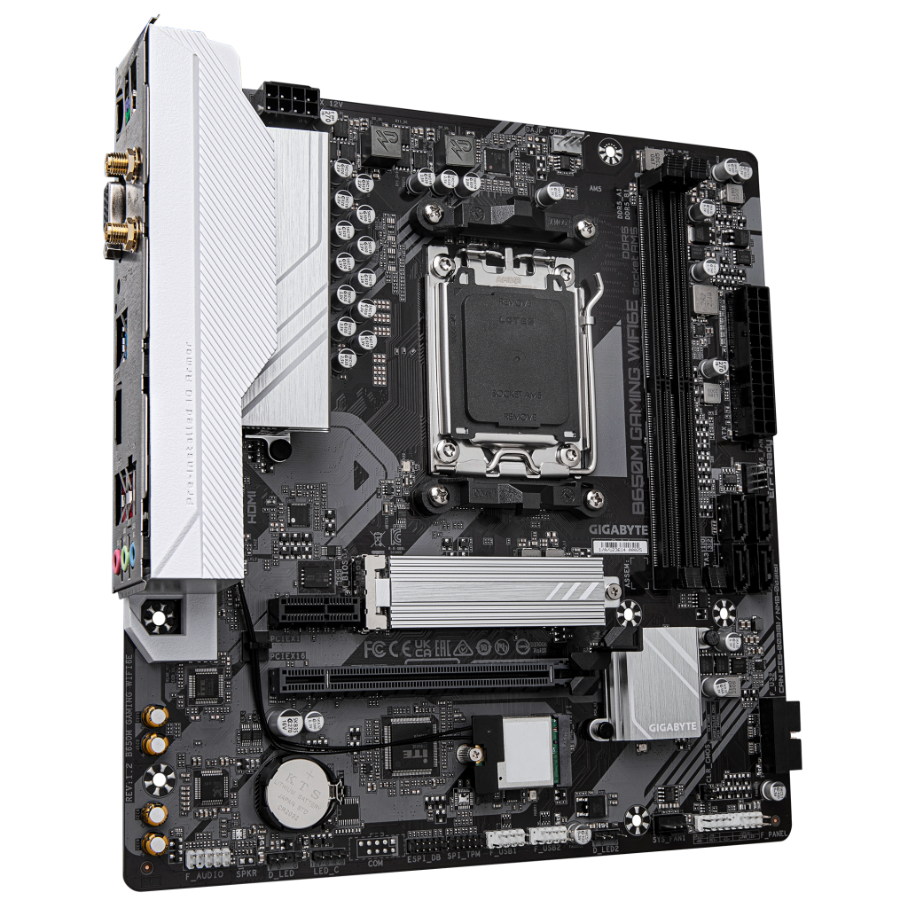 GIGABYTE B650M GAMING WIFI6E, Rev.1.2, 2xDDR5, M.2, HDMI, D-Sub, Wi-Fi 6E, Bluetooth v5.3, AM5 Soket GAMING Anakart