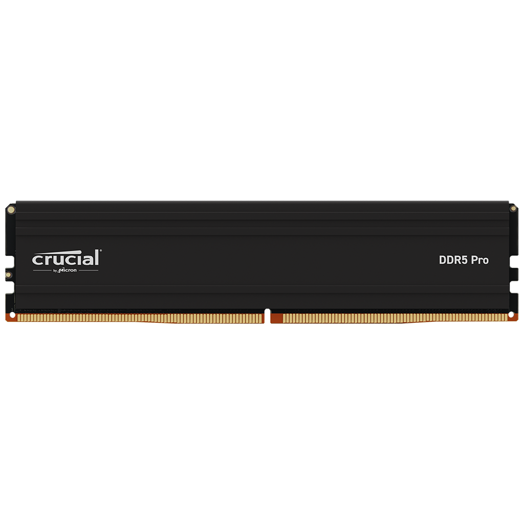 CRUCIAL CP16G64C38U5B PRO, Overclocking, 16GB, DDR5, 6400MHz, CL38, 1.1V, XMP 3.0, Desktop Ram (Soğutuculu)