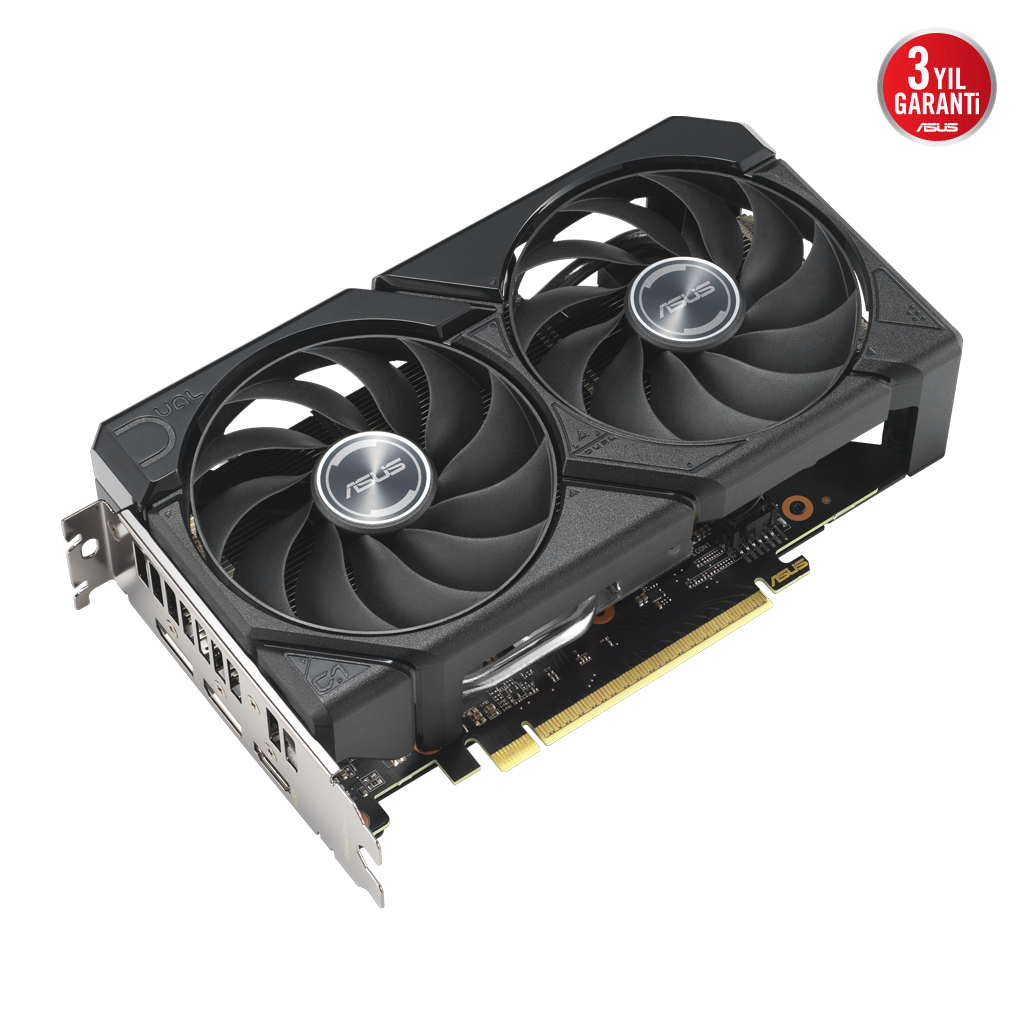 ASUS DUAL-RX9060XT-16G, 16Gb, 128Bit, GDDR6, 1xHDMI, 2xDP, GAMING Ekran Kartı