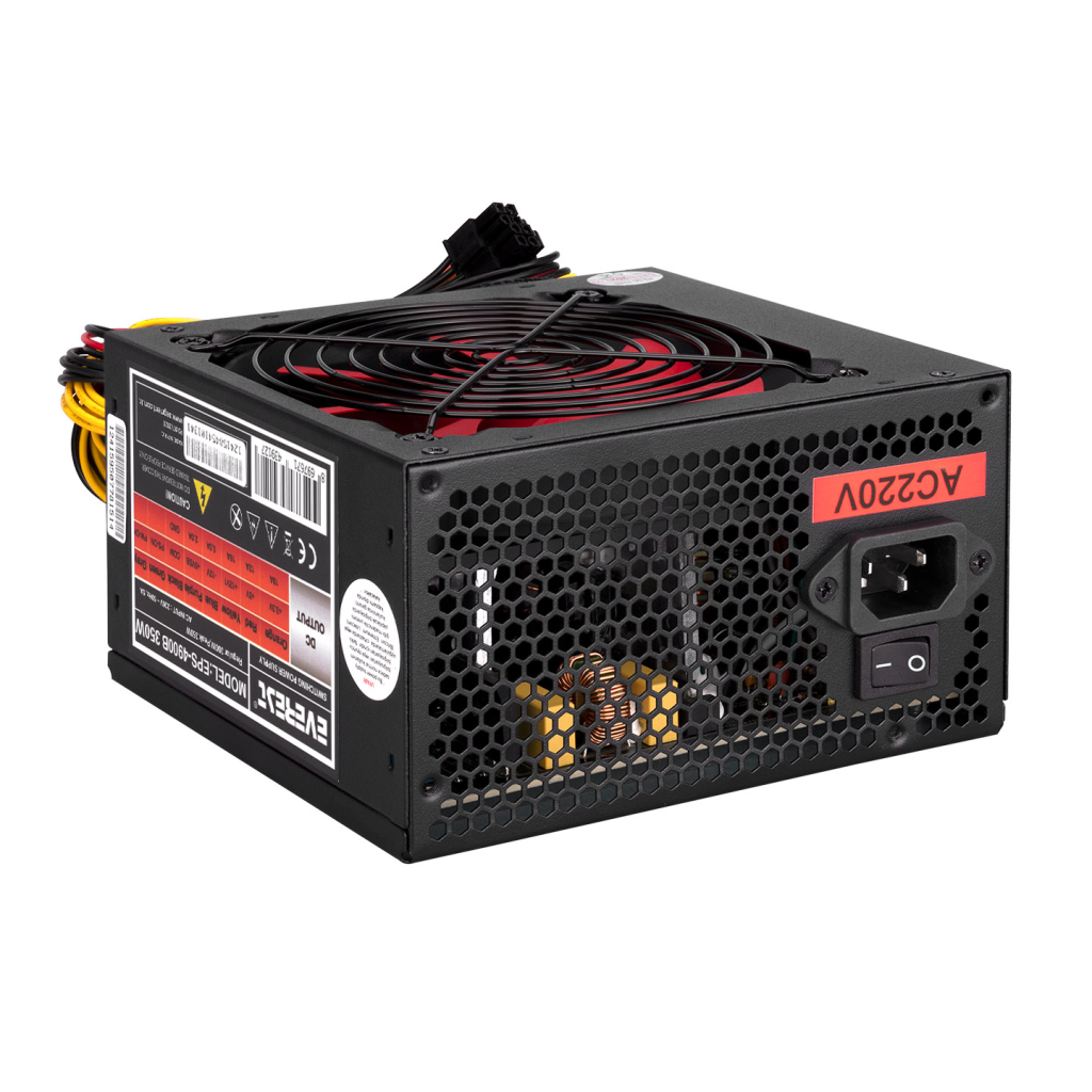 EVEREST EPS-4900B, 350W Peak, 12cm Fan, ATX, Power Supply (PSU)