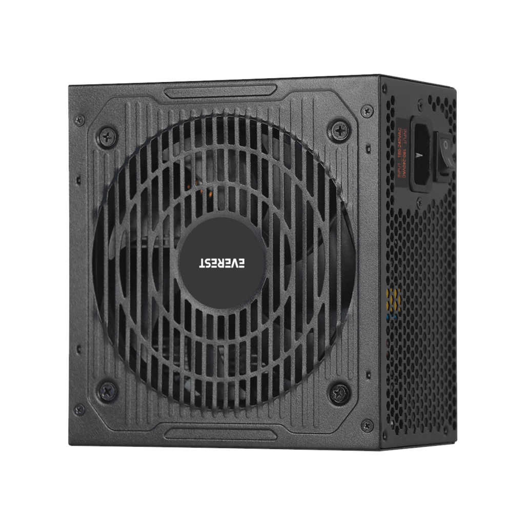 EVEREST EPS-500A, 500W, 12cm Fan, ATX, GAMING Power Supply (PSU) Bulk