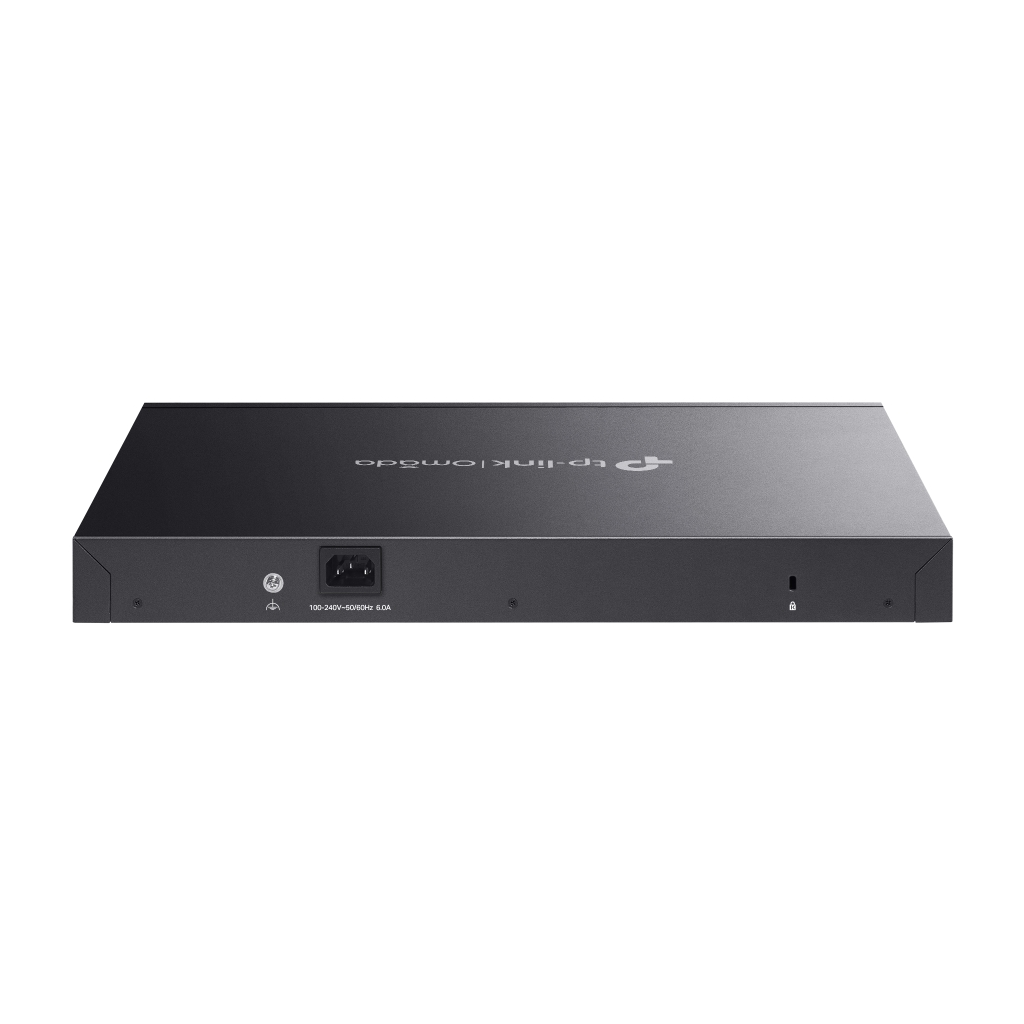 OMADA ES228GMP, 28 Port Gigabit, 24 Port Poe+,  2 Port Gigabit SFP, 384W, Yönetilebilir, Metal Kasa Rackmount Switch