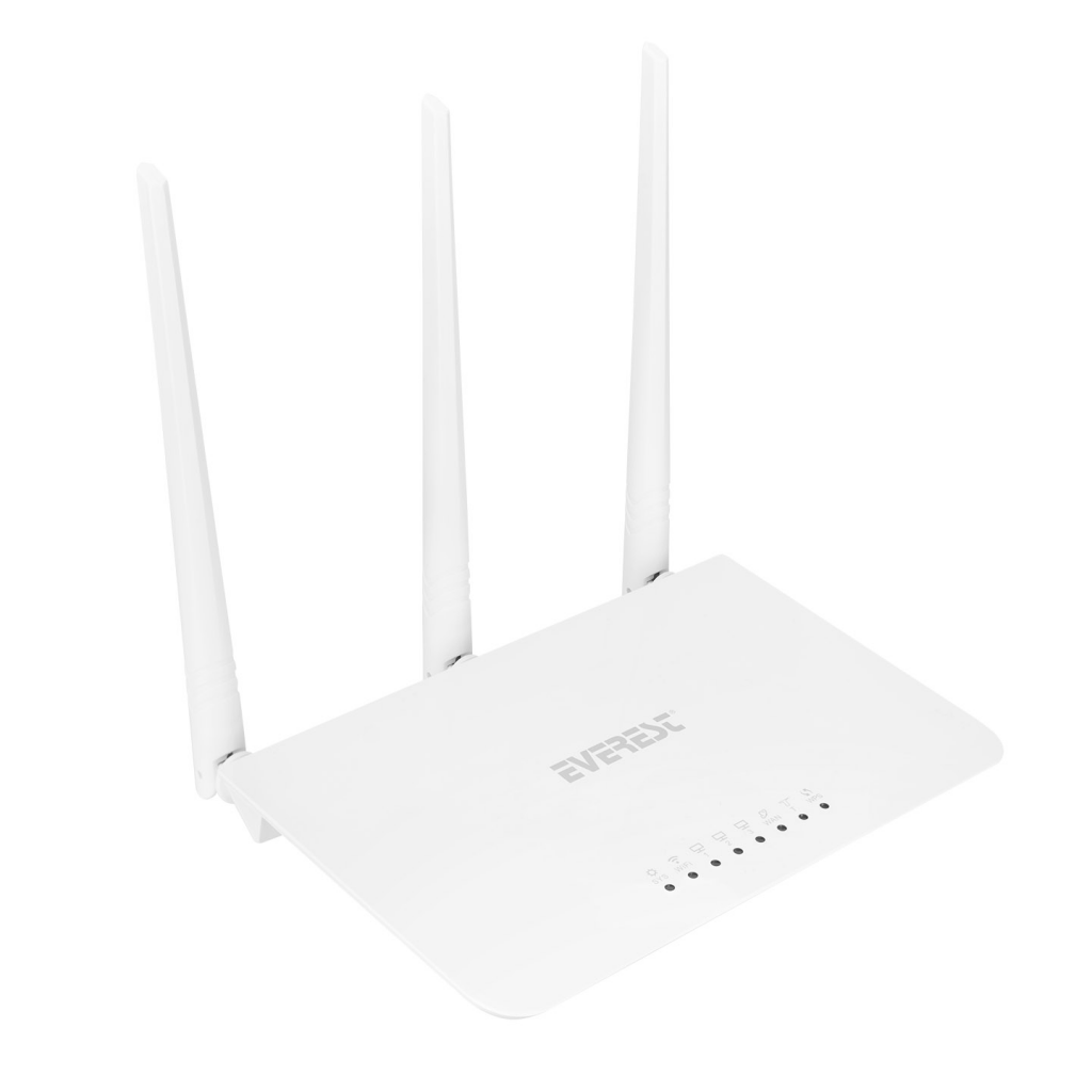 EVEREST EWR-F303, 3Port, 1 WAN, 300Mbps, 2.4Ghz Wifi, Masaüstü, Megabit, WISP, Repeater, Router, Access Point