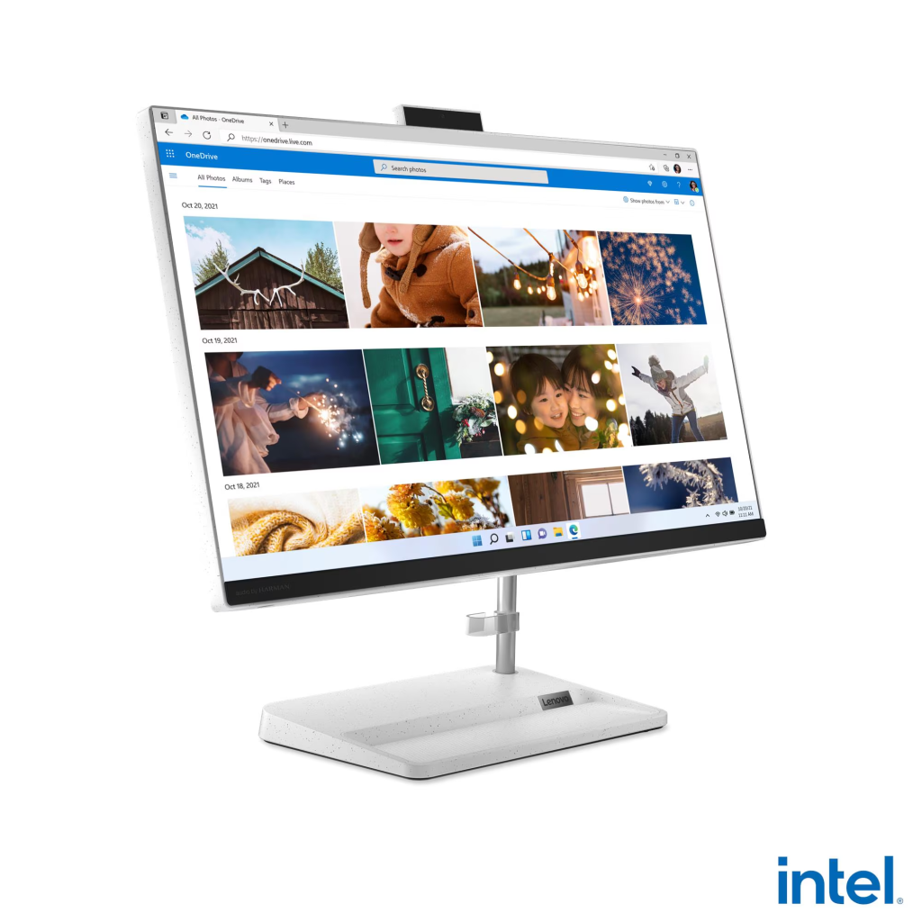 LENOVO F0GH01JCTR, IdeaCentre AIO3 24IAP7 i5-12450H 23,8" FHD Ekran, 16Gb DDR4 Ram, 512Gb SSD, Paylaşımlı Ekran Kartı, Free Dos, All In One PC (Beyaz)