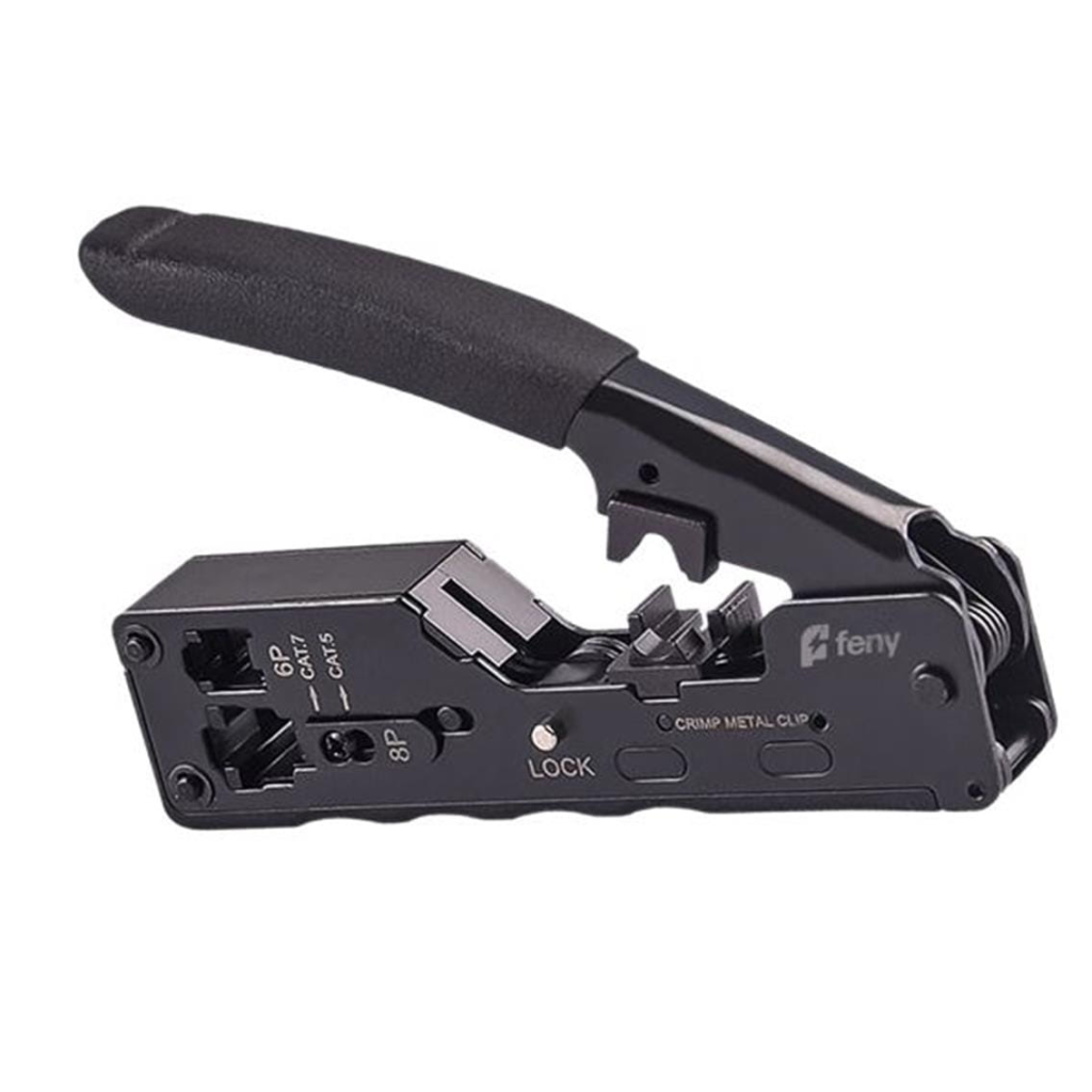 FENY FN-PEN12, RJ45/RJ11/RJ12 ikili Pense, Yeni Nesil Kablo Ucu Konnektör Sıkma Pensesi