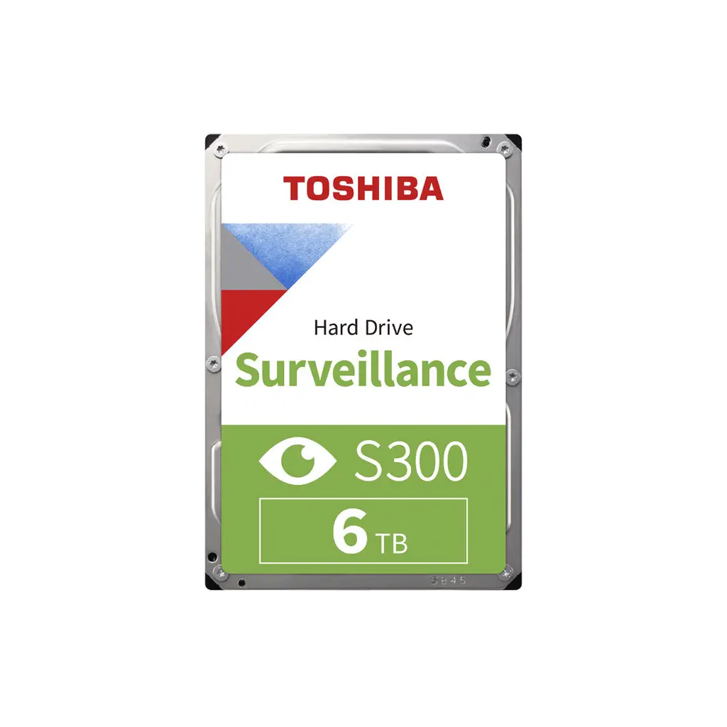 TOSHIBA S300, HDWT860UZSVA, 3.5", 6TB, 256Mb 5400 Rpm, 7/24 Güvenlik HDD (Türkiye Distribütörü Garantili)