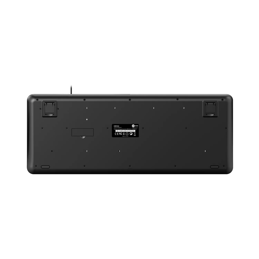 LECOO KB104, USB Kablolu, Türkçe Q,  Standart Klavye (Siyah)
