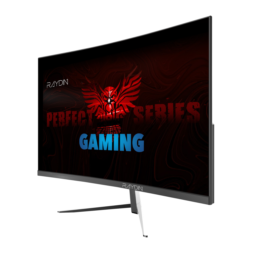 RAYDIN MM24RFA-240HZ, 23.6", 1ms, 240Hz, Full HD, HDMI, DP, Hoparlör, VA LED, R1650 Curved, Frameless, FreeSync Gaming Monitör