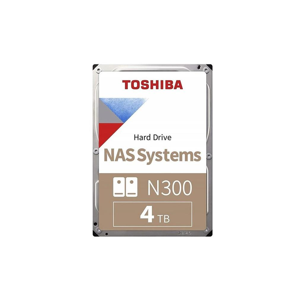 TOSHIBA N300, MN10ADA400ES, 3.5", 4TB, 512Mb 7200 Rpm, SATA3, 7/24 NAS, SERVER, HDD