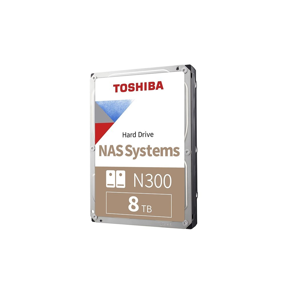 TOSHIBA N300, MN10ADA800S, 3.5", 8TB, 512Mb 7200 Rpm, SATA3, 7/24 NAS, SERVER, HDD