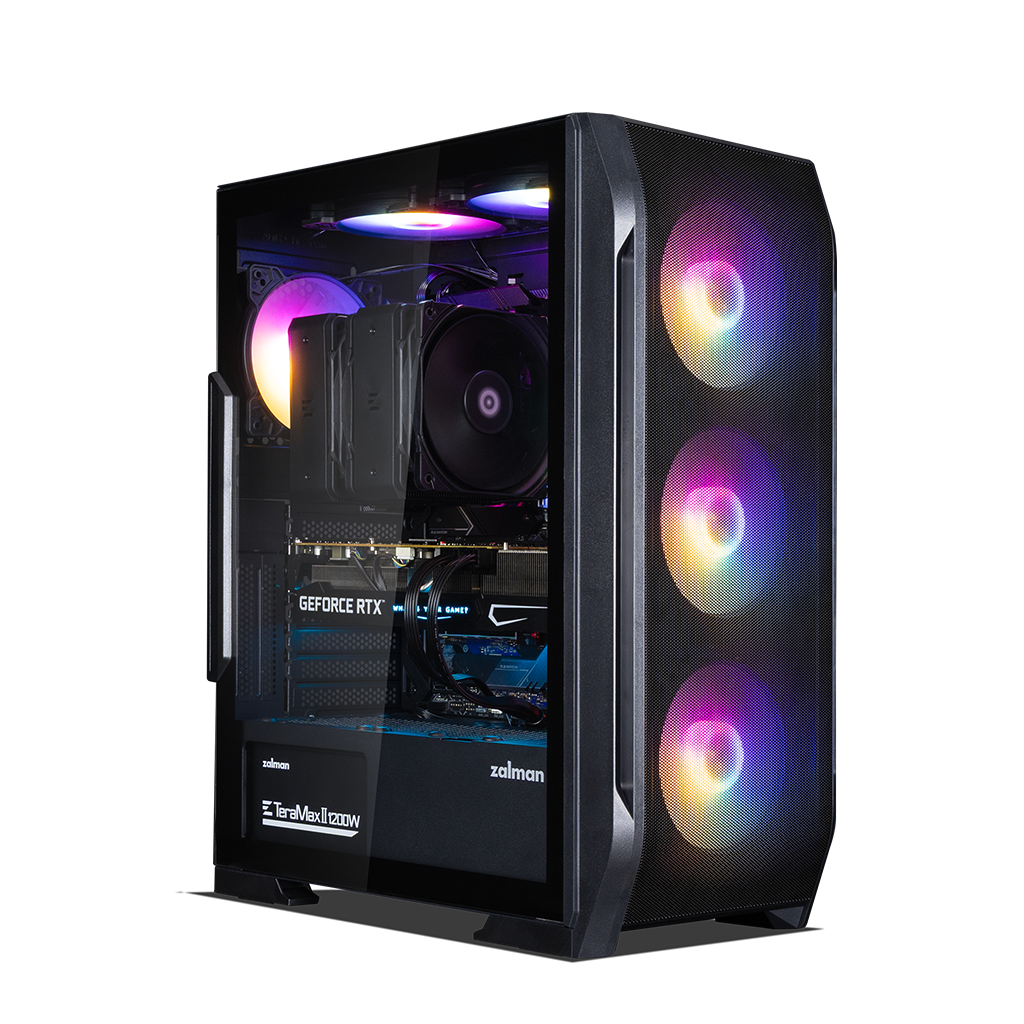 ZALMAN N7 Plus V2, 700W 80+, Mesh Panel, Tempered Glass, 6x120mm RGB Fan, ATX GAMING KASA