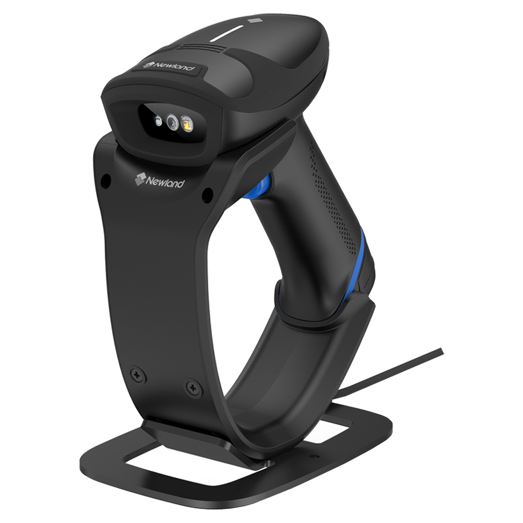 NEWLAND HR3300-BT, EL Tipi, Cmos, Bluetooth 5.0, Kablosuz, 100Metre, 1D ve 2D Karekod, Barkod Okuyucu (Ayaklı)