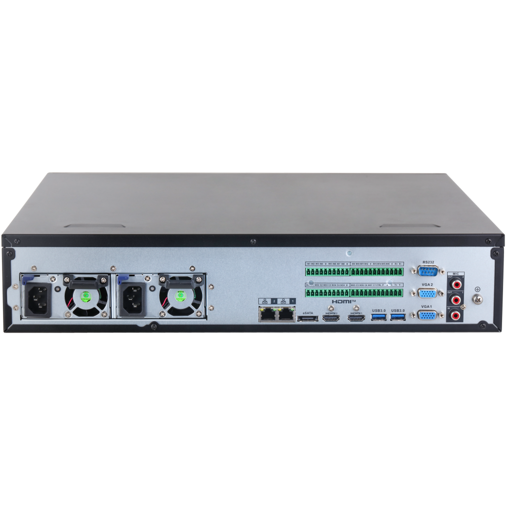 DAHUA  NVR5864RH-XI, 64Kanal, 32Mpix, H265+, 8 HDD Desteği, 1080P Kayıt, 512Mbps Bant Genişliği, 2 Port GigaBit Lan, RAID 0/15/6/10, Çift Power Supply, NVR