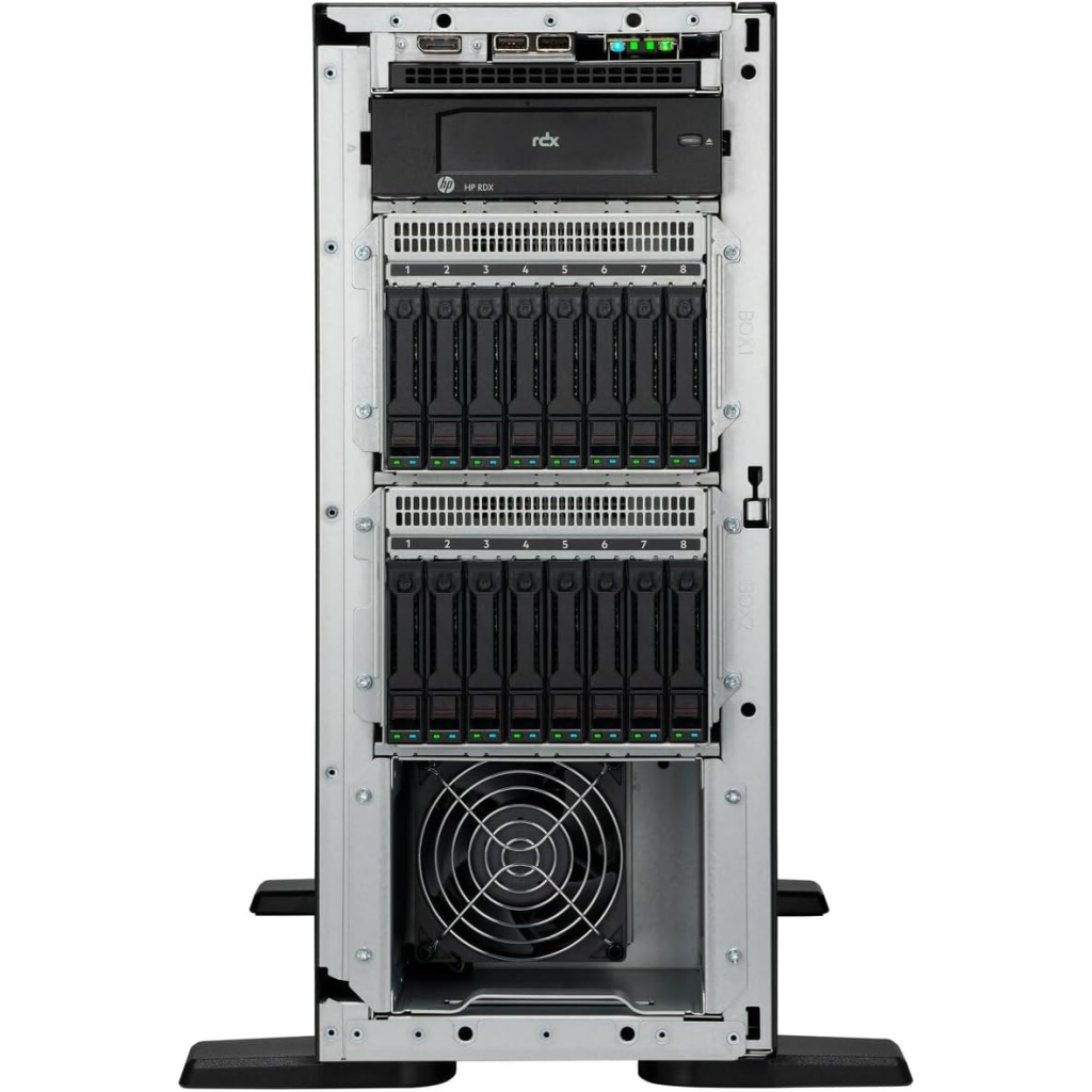 HP P81774-425, ML110, GEN11, Intel Xeon Bronze 3508U, 1x32Gb DDR5 RDIMM Ram, 2x480Gb SSD Disk, 2x1000W Power, 2U RACK, SERVER(3Yıl Yerinde Servis)