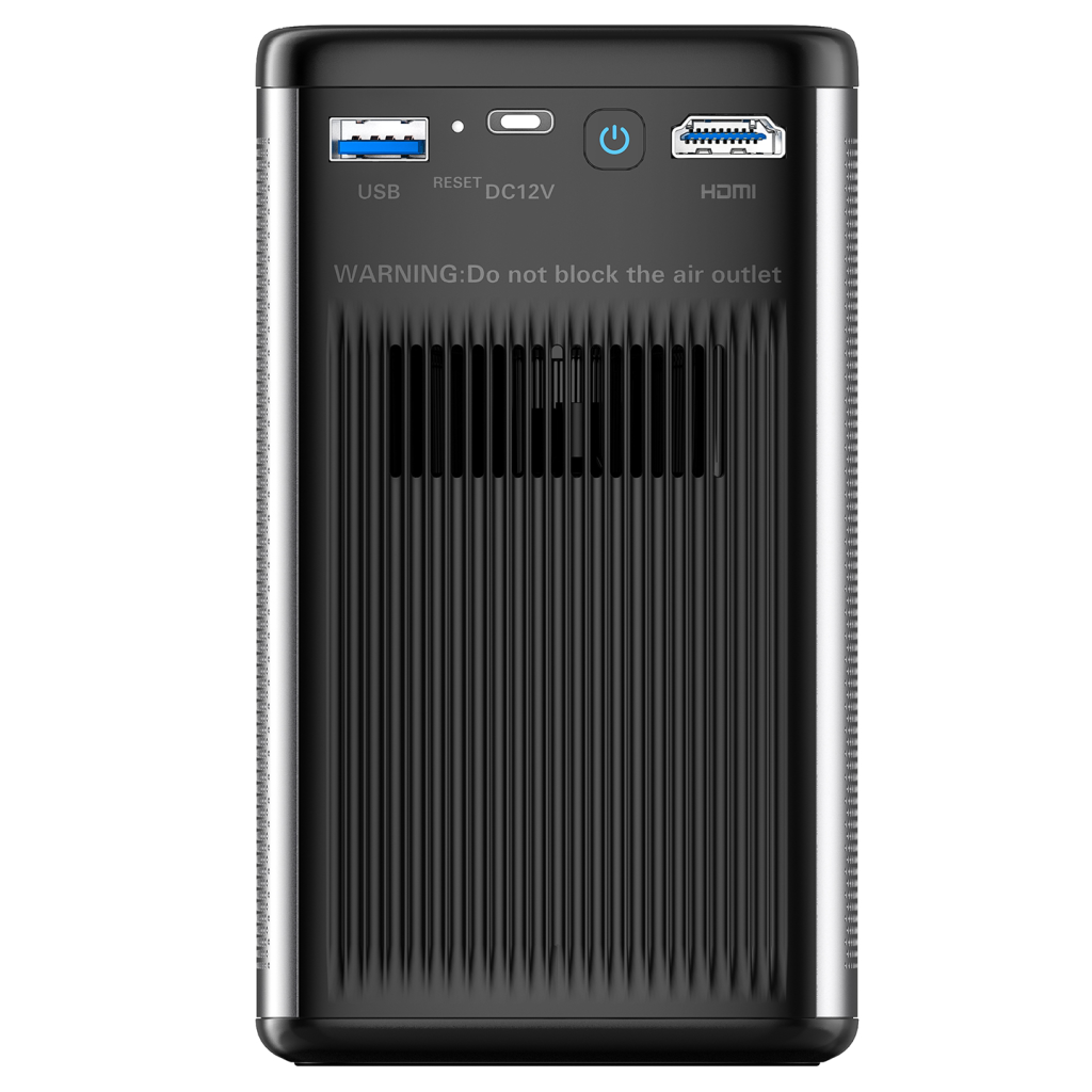 EVEREST PJ-DLP21, 180 LED Lümen, 4K Destekli, 1xType-C, 1xHDMI, 1xUSB, WiFi, Bluetooth, 30.000 Saat Led Ömrü, 2x5W Speaker, 8000mAh Batarya, Taşınabilir, Android 9.0, 4K Projeksiyon Cihazı