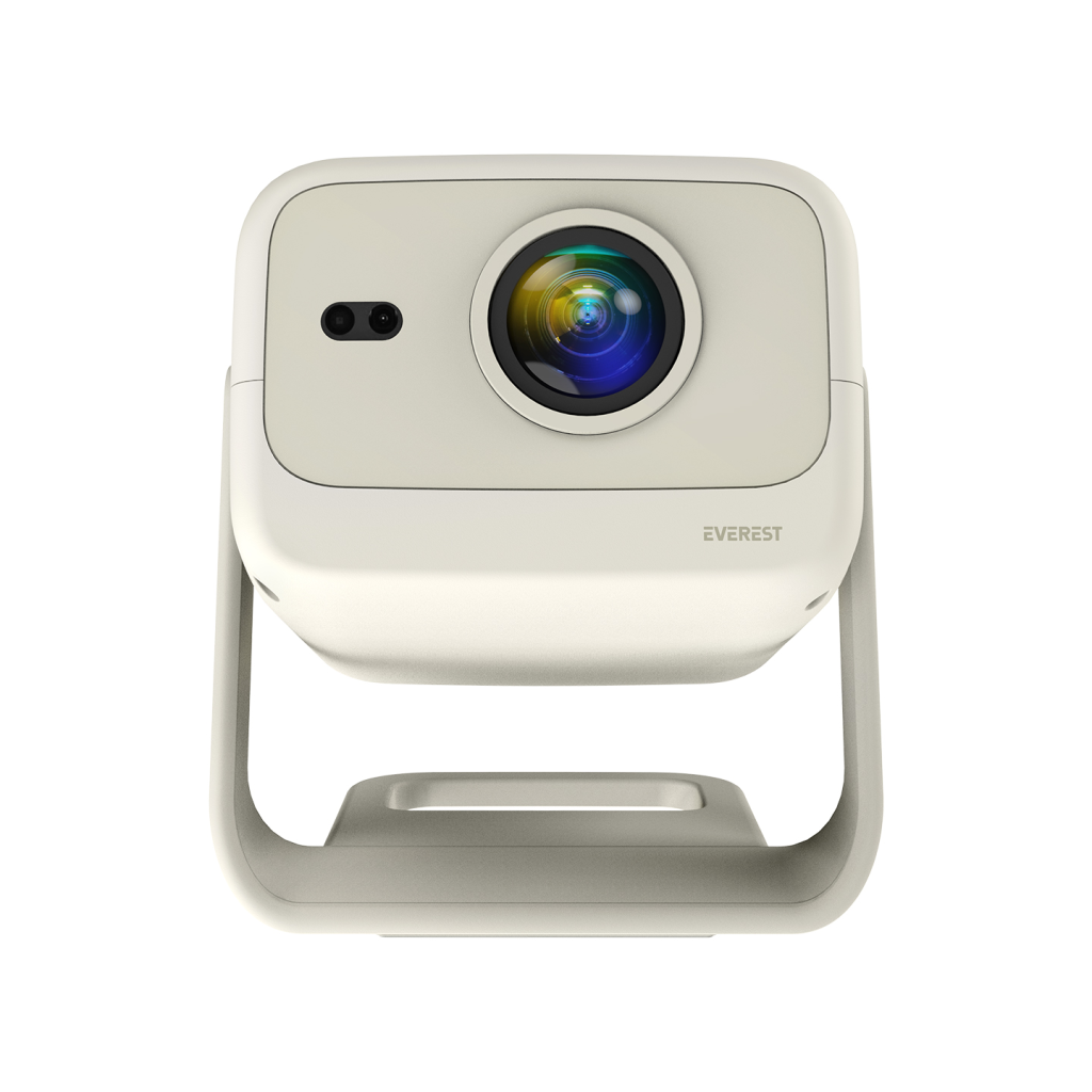 EVEREST PJ05, 400 LED Lümen, 1920X1080P, 1xHDMI, 1xUSB, RJ45, WiFi 6, Bluetooth, 30.000 Saat Led Ömrü, 1.5W Speaker, Android 9, 4K Destekli Projeksiyon Cihazı