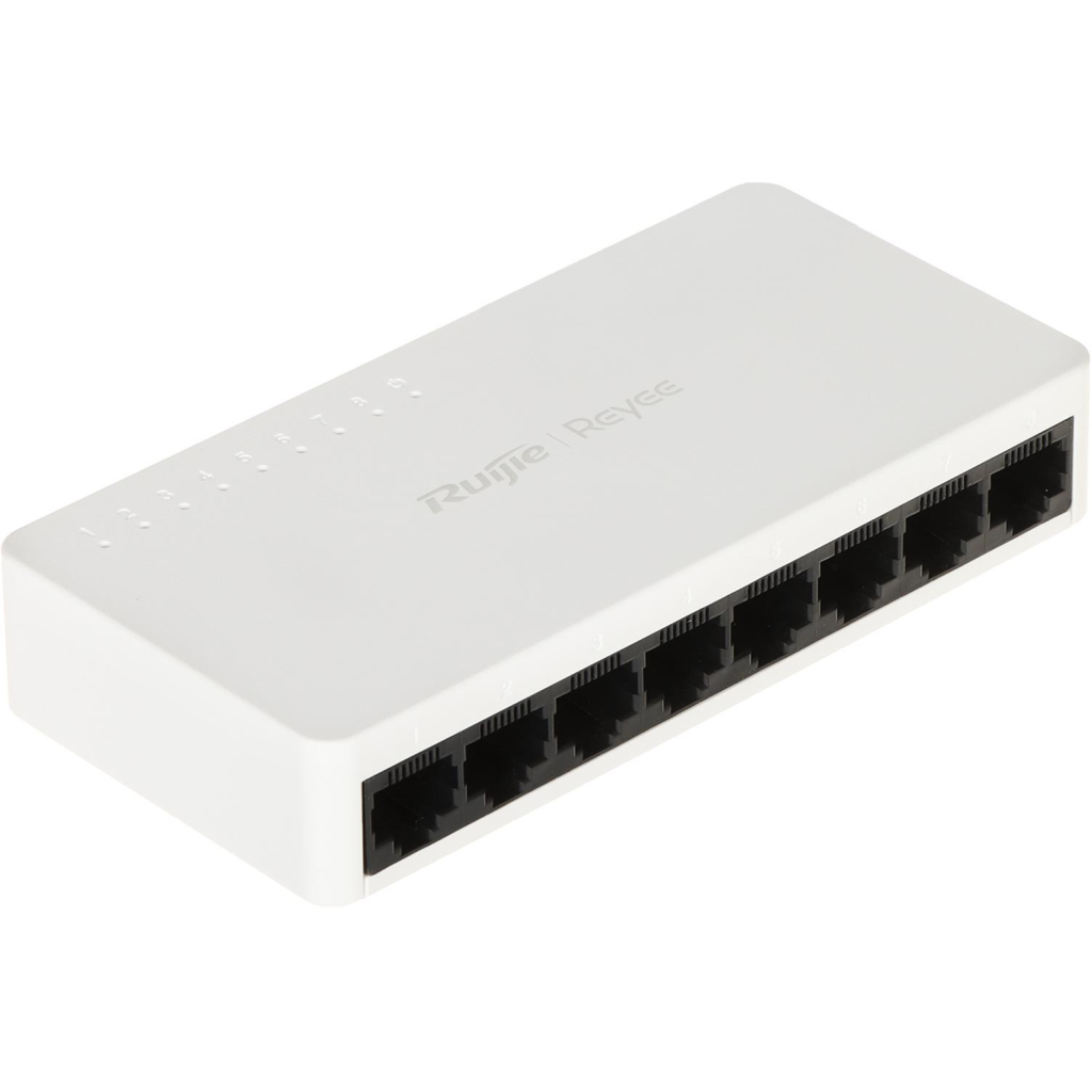 RUIJIE REYEE RG-ES08F 8 Port MegaBit Switch  Plastik Kasa