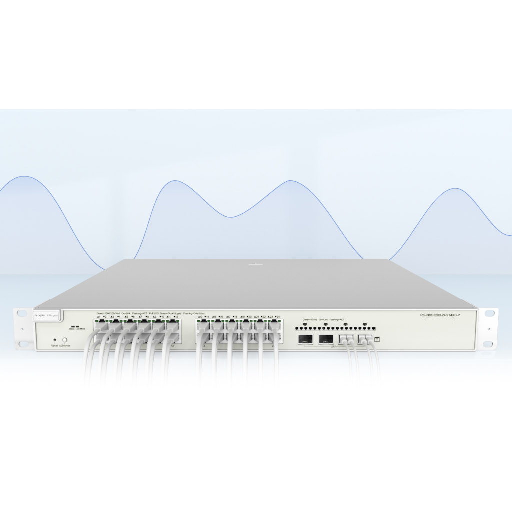 RUIJIE REYEE RG-NBS3200-48GT4XS  24 Port GigaBit, 4 Port 10G SFP, L2 Yönetilebilir Switch  Metal Kasa