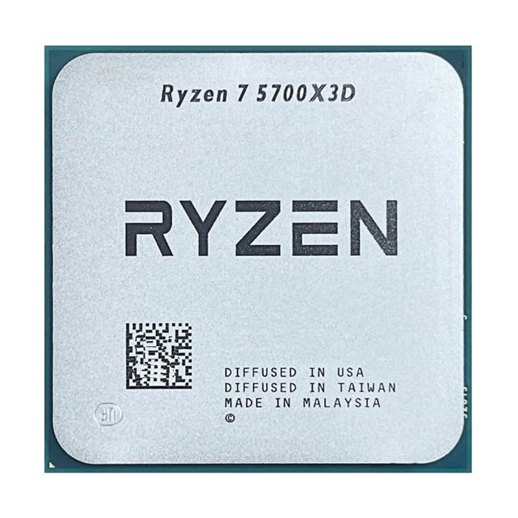 AMD RYZEN 7 5700X3D 8 Core, 3,00-4.10GHz,  100Mb Cache, 105W, AM4 Soket, BOX (Kutulu) (Dahili Grafik YOK, Fan YOK)