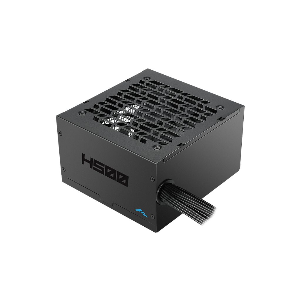 SAMA H500, 500W, Black, 80 Plus, Aktif PFC, Siyah, GAMING, ATX, Power Supply (PSU)