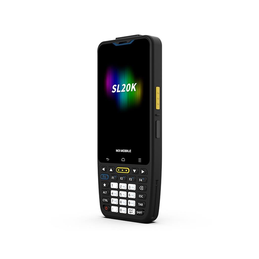 M3 Mobile SL20K, Android 13, WiFi, Bluetooth, 4" Dokunmatik ve Tuşlu Ekran, 4 GB RAM, 64 GB ROM, 2D Karekod, EL Terminali (Kılıf ve Ekran Koruyucu Dahil)