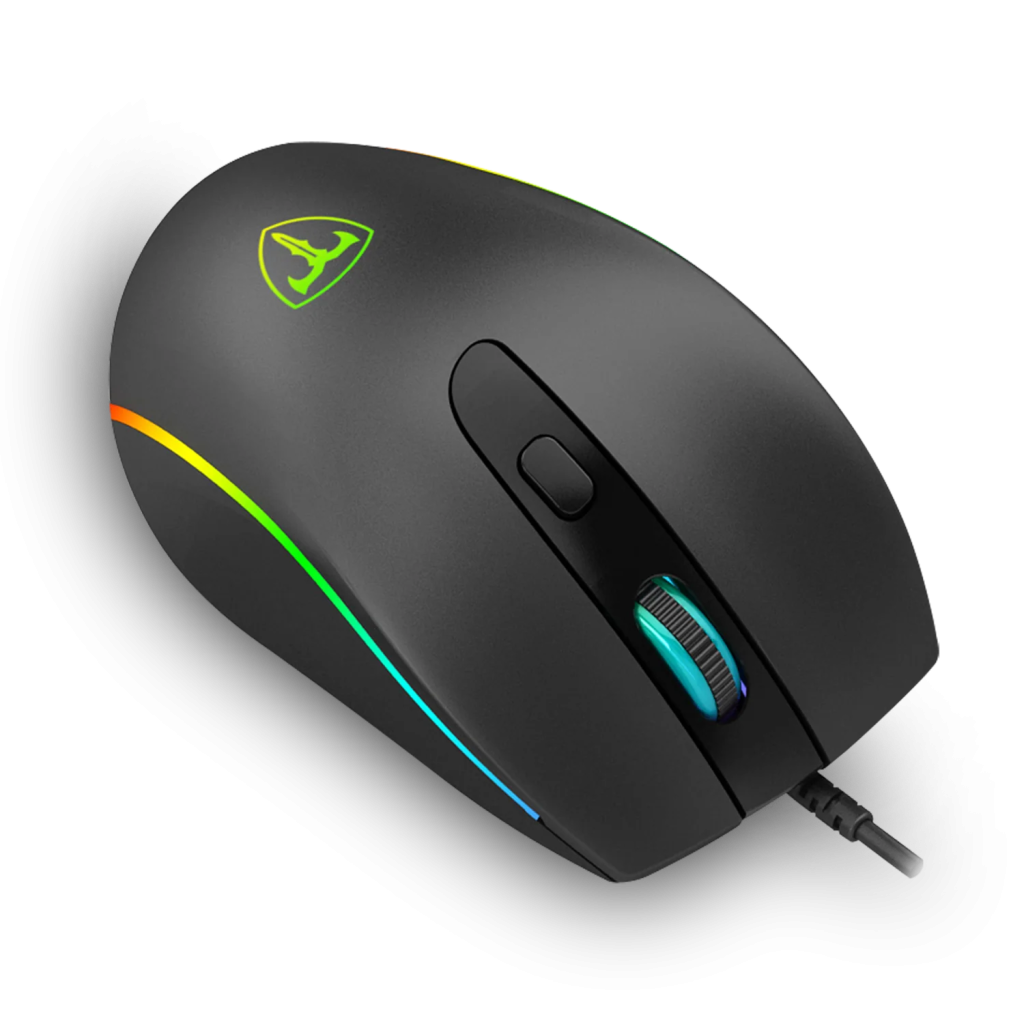 T-DAGGER T-TGM108, Recruit 2, RGB Backlight, 6 Buton, USB Kablolu, 3200DPI, Gaming Mouse