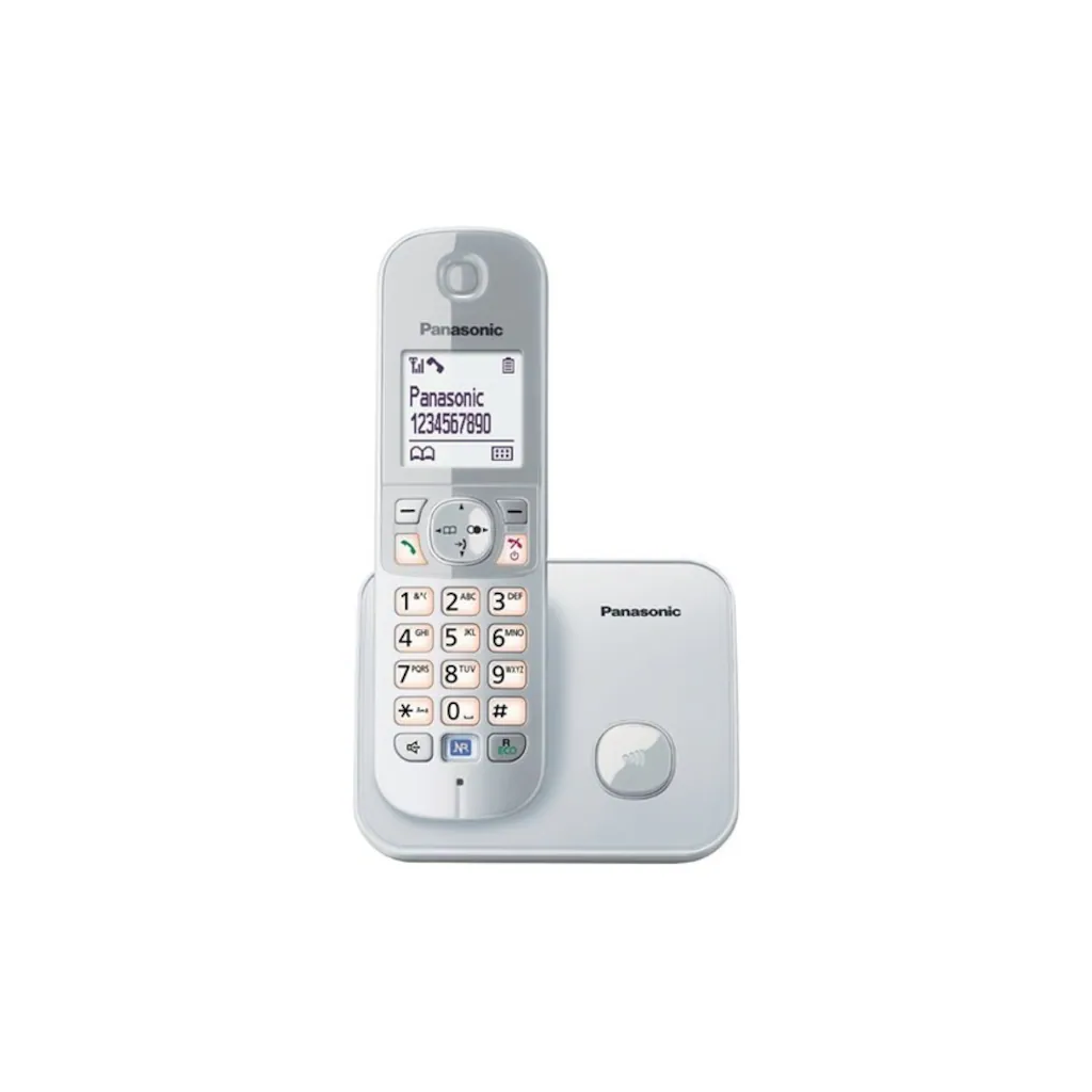PANASONIC KX-TG6811 TELSİZ TELEFON (Gri) 18 Saat Konuşma, 170 Saat Bekleme, 120 Kişilik Rehber
