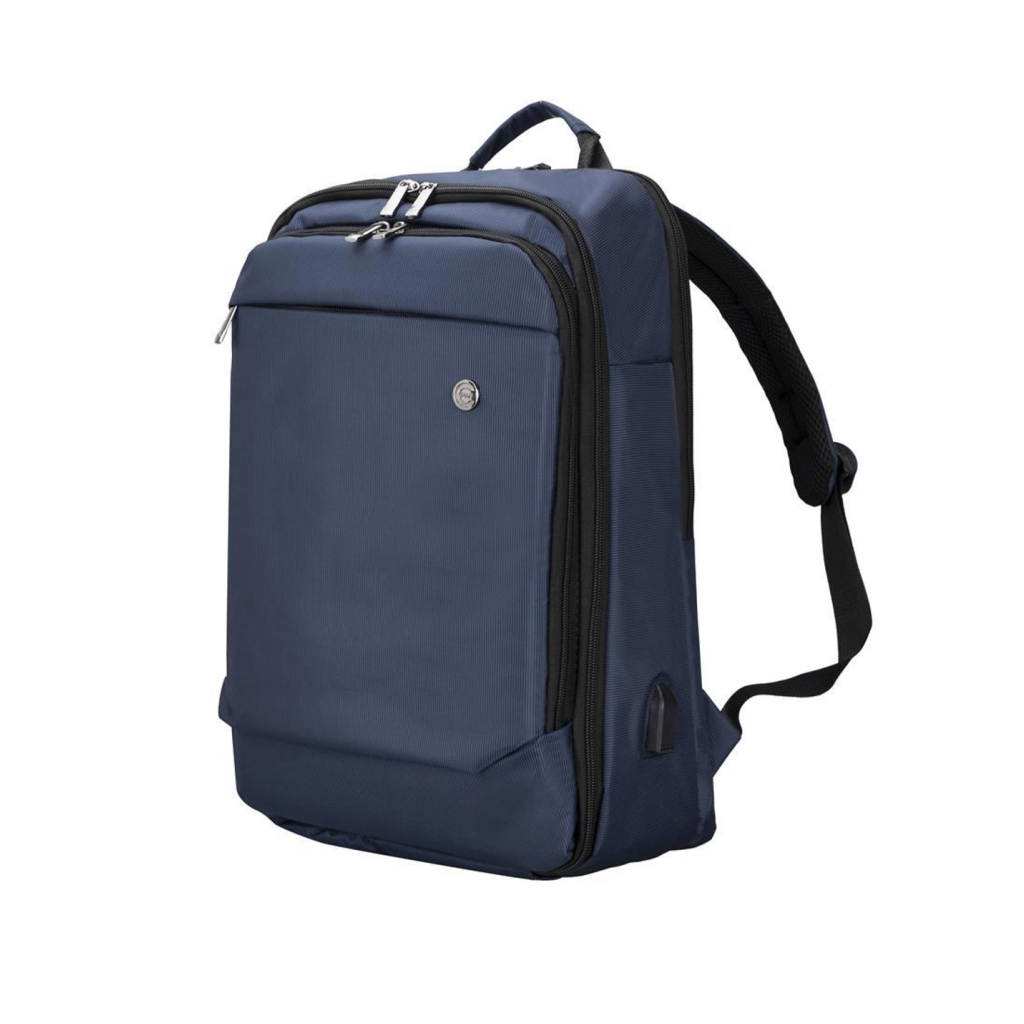 PLM Torino-USB, Notebook Sırt Çantası, 15,6", Lacivert