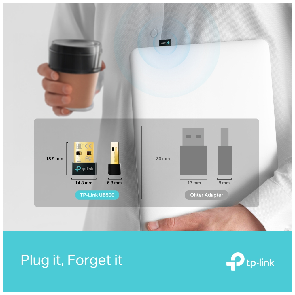 TP-LINK UB500 Bluetooth 5.4 Nano USB Adaptör