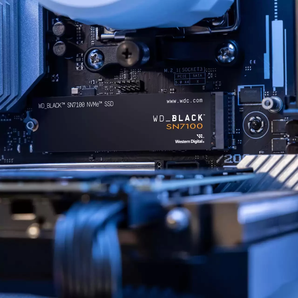 WD Black SN7100, WDS500G4X0E, 500GB, 6800/5800, Gen4, NVMe PCIe M.2 2280,  SSD