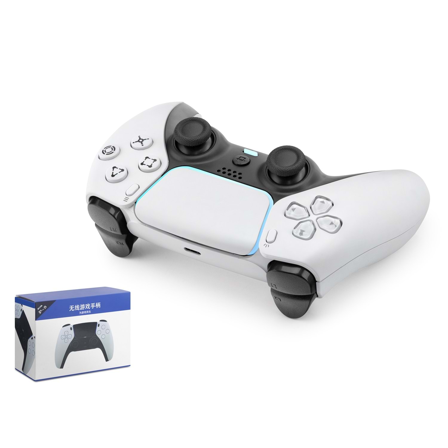 HADRON HD332W PS5 Uyumlu Kablosuz GamePad Oyun Kolu Beyaz