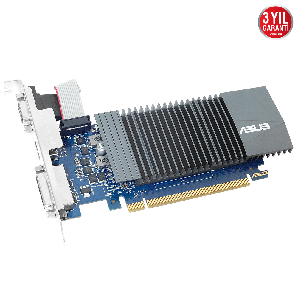 ASUS GT730-SL-2GD5-BRK, 2Gb, GDDR5, 64Bit, 1xD-Sub, 1xDVI, 1xHDMI Ekran Kartı