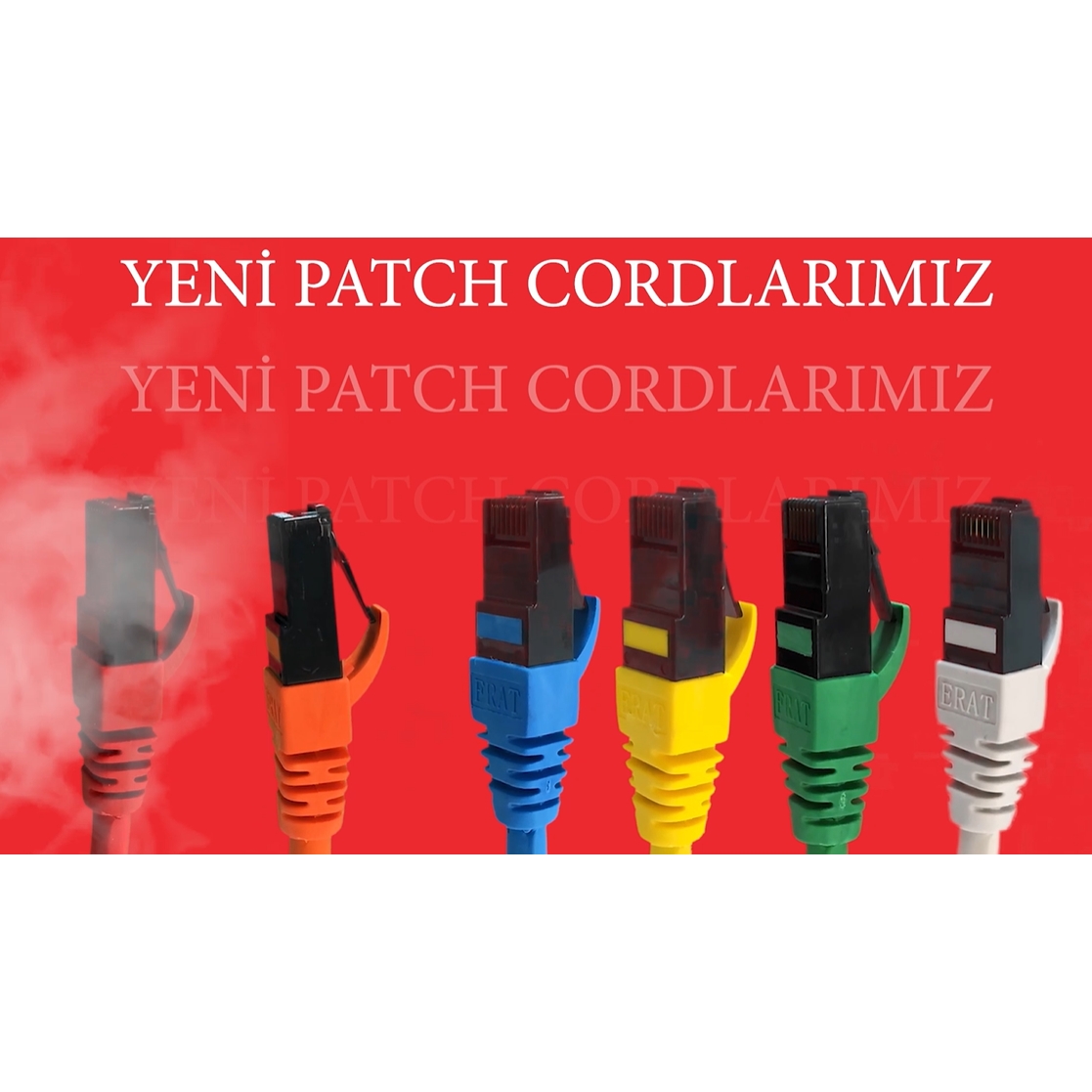 ERAT EPC-250C6ULHG-03 3MT UTP CAT6 PATCH CORD LSOH SARI 4x2x24# 24 AWG 