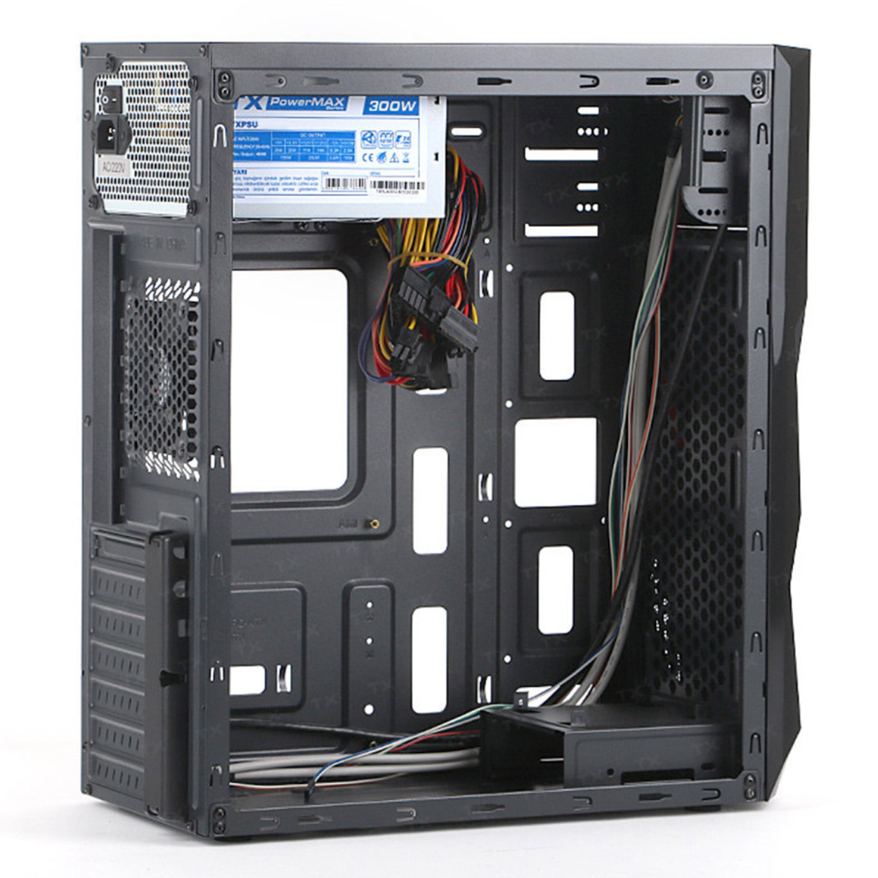 TX K3S 300W 1x8CM FAN ATX SİYAH KASA TXCHK3SP300