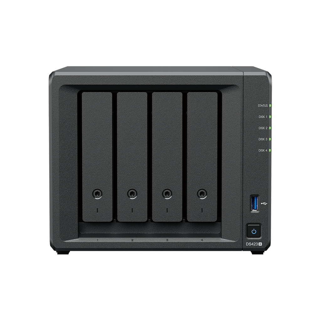 SYNOLOGY DS423PLUS 2GB 4 BAY 2xGLAN NAS DEPOLAMA ÜNİTESİ