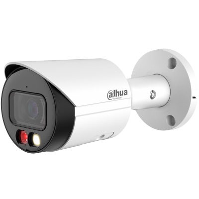 DAHUA IPC-HFW1249S-S-IL-0360B FULLCOLOR 2MP 3.6MM DAHİLİ SES 30MT POE H265+ IR BULLET IP KAMERA