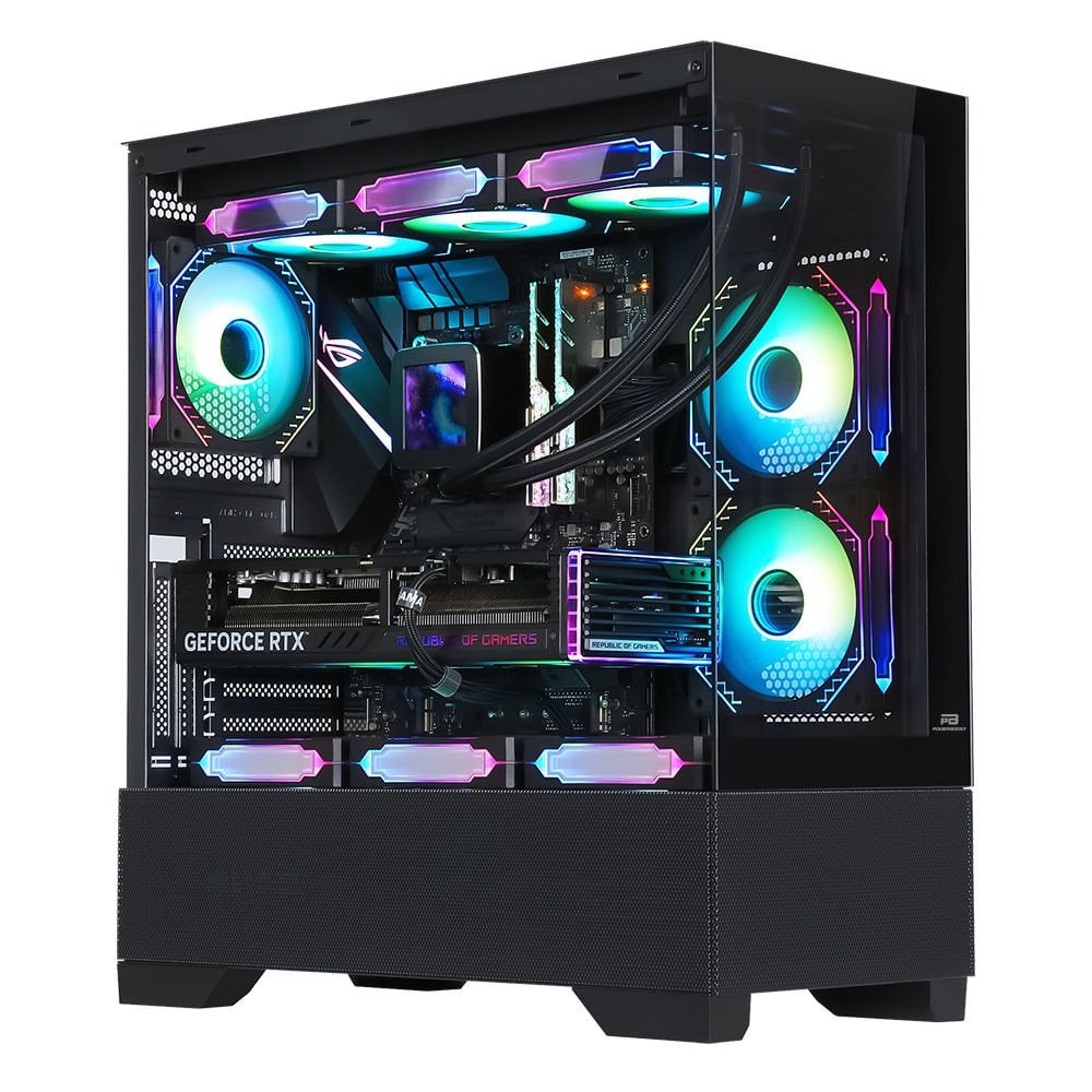 POWER BOOST JBST-PBP4308BB SEA VİEW 750W 80+ BR 6x12CM RGB FAN E-ATX PENCERELİ USB3.0 SİYAH KASA