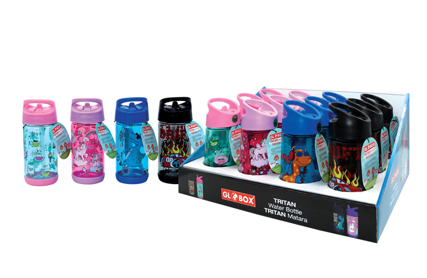 GLOBOX 3114 BASKILI PP MATARA 500ML 12'Lİ *4