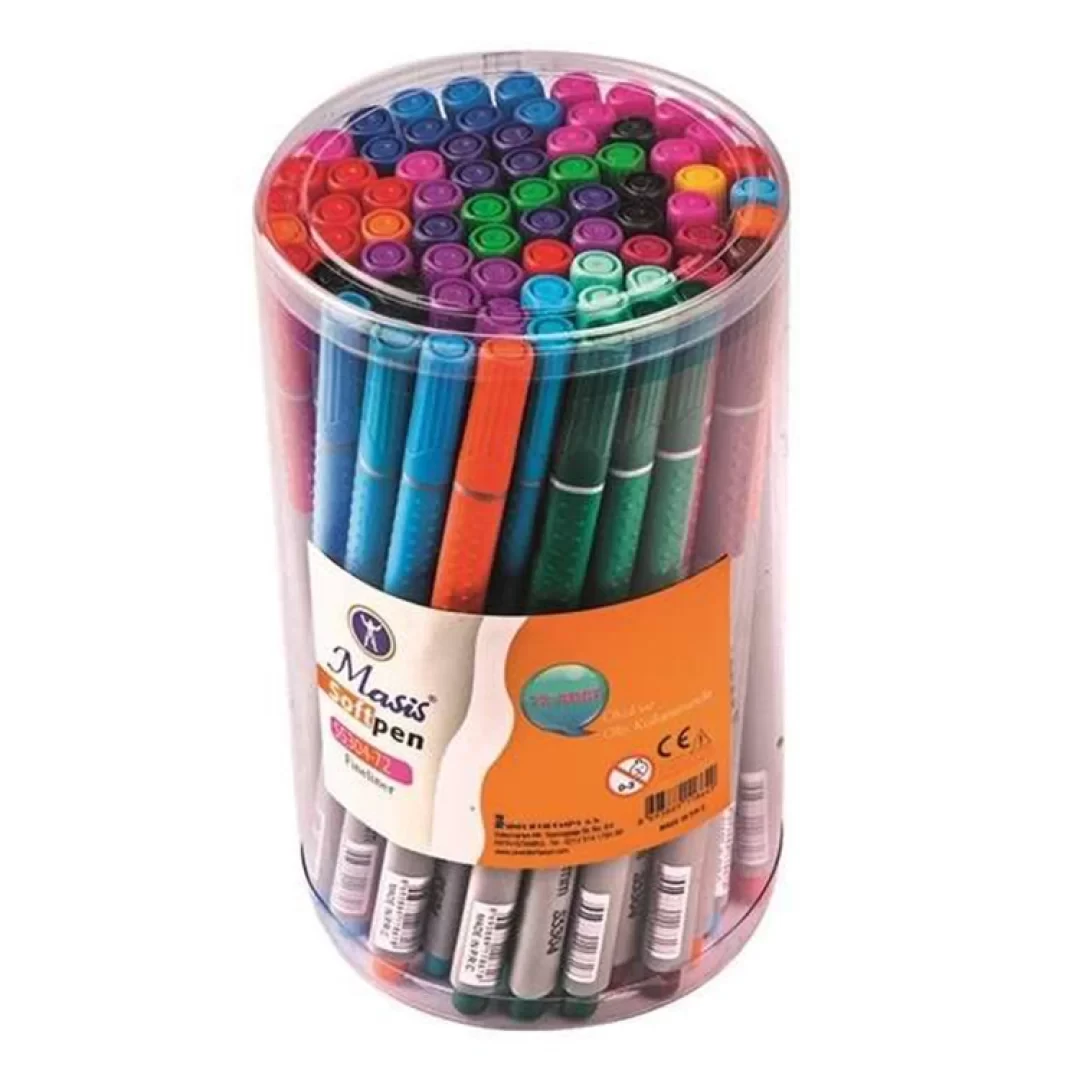 MASİS S5304-72 SOFTPEN FİNELİNER 72'Lİ *20