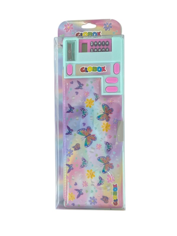 GLOBOX 4023 HESAP MAKİNELİ VINTAGE KALEMLİK *8