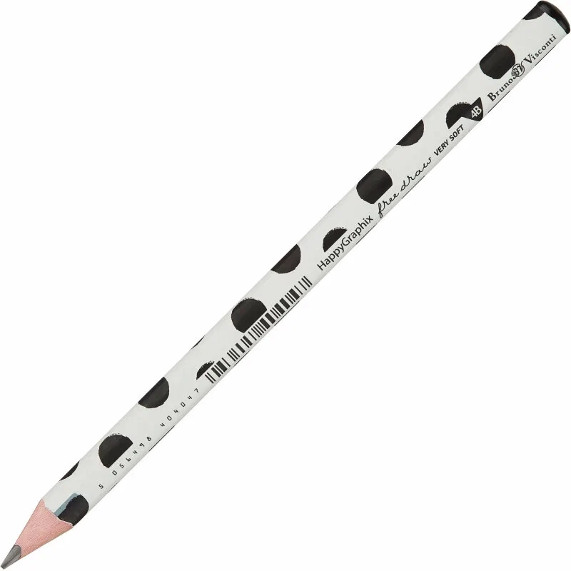 HAPPY GRAPHİX 21-0062-29 BLACK JUMBO KURŞUN KALEM 4B 3,5MM NOKTA 30'LU PAKET >