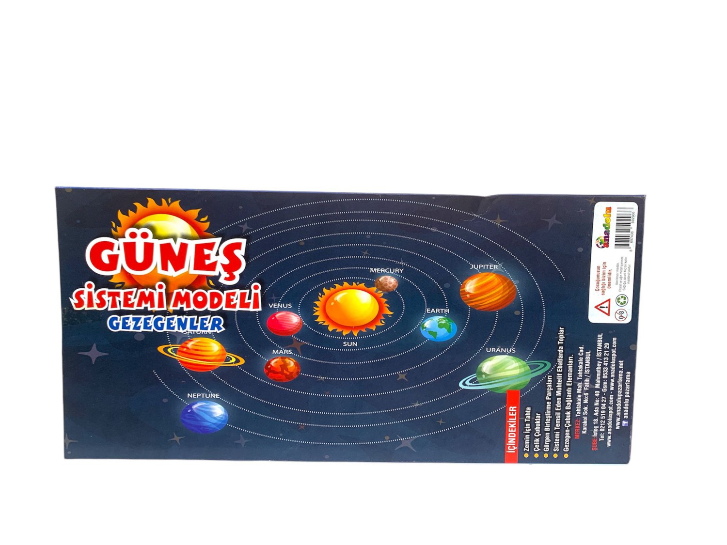 ANADOLU GÜNEŞ SİSTEMİ MODELİ GEZEGENLER